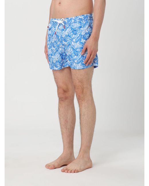 Kiton Blue Swimsuit for men