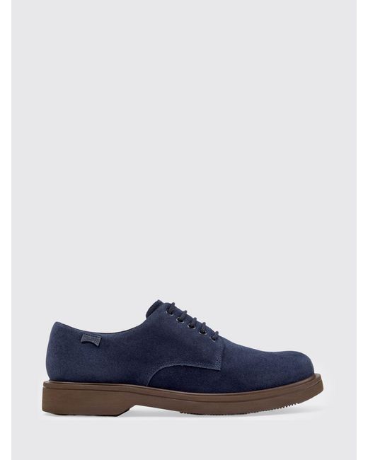 Camper Blue Norman Suede Derby for men