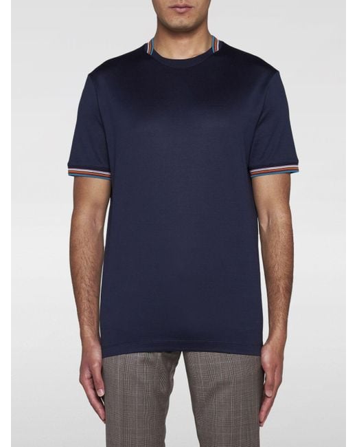 T-shirt Paul Smith pour homme en coloris Blue