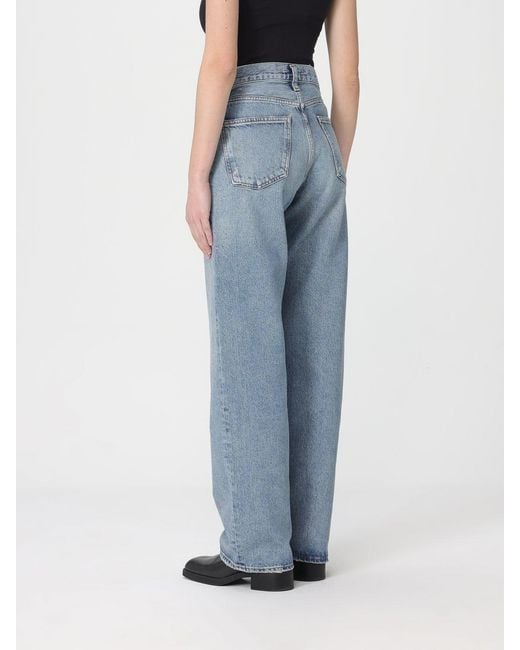 Vaqueros Baggy De Denim Agolde de color Blue