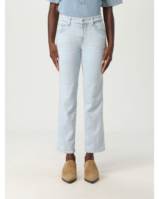 Vaquero Mujer 7 For All Mankind de color Blue