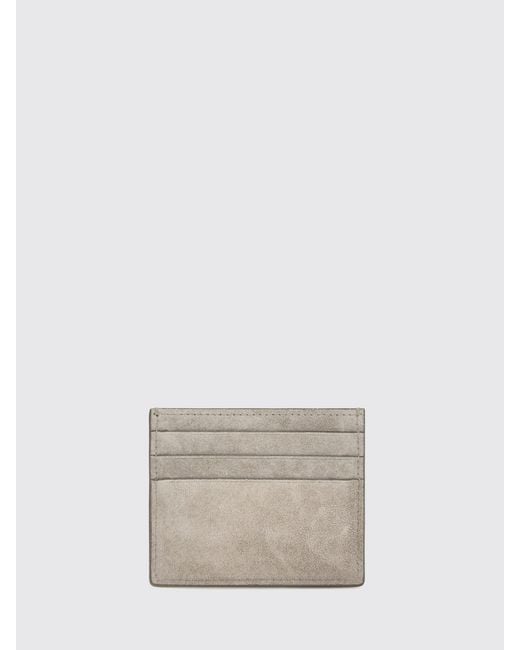 Brunello Cucinelli White Wallet