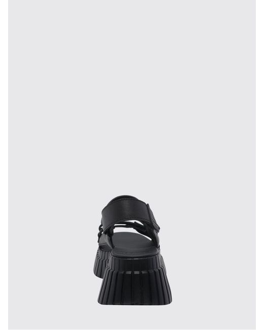 Camper Black Pix Leather Sandals