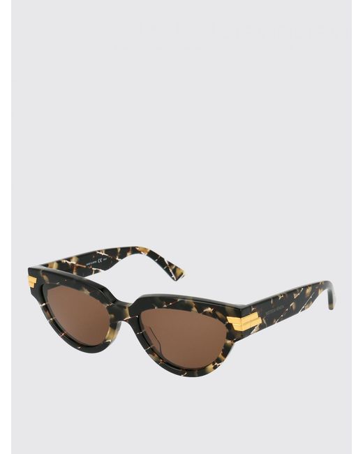 Bottega Veneta Brown Acetate Sunglasses