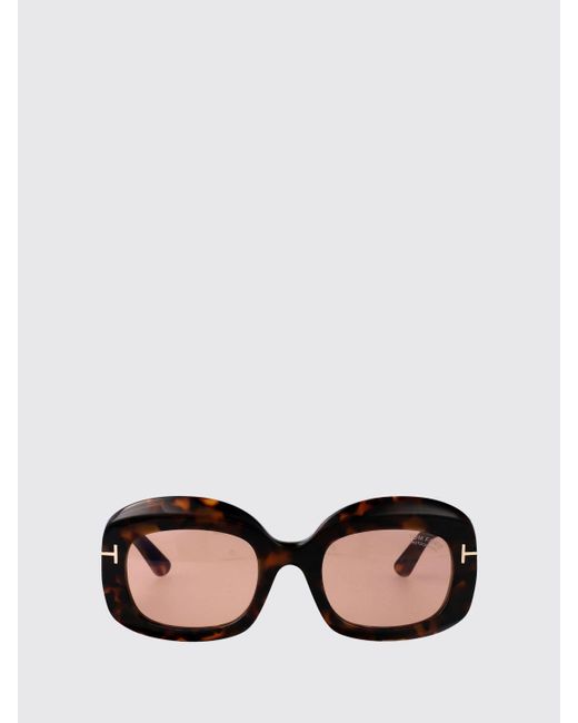 Tom Ford Brown Ft1219 Carmen Acetate Sunglasses
