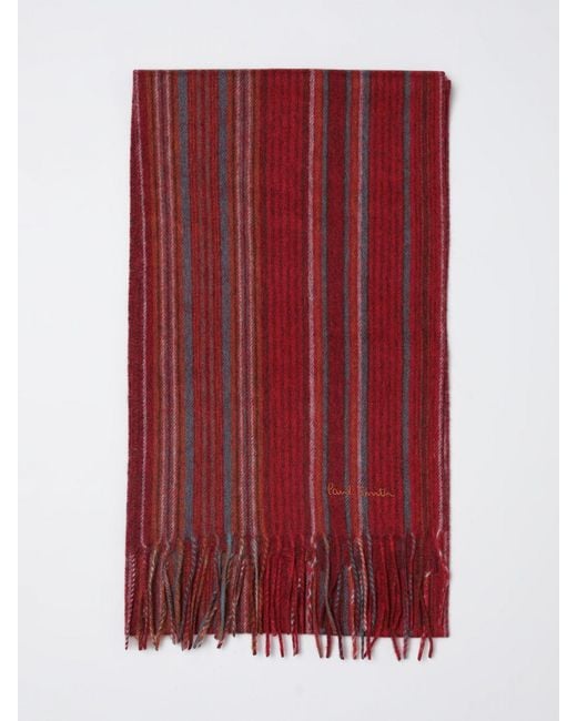 Paul Smith Red Scarf for men