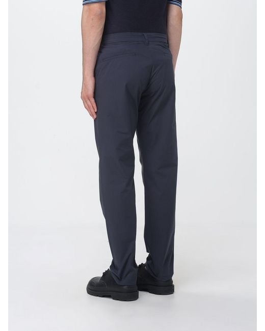 People Of Shibuya Blue Technical Fabric Chino Trousers for men
