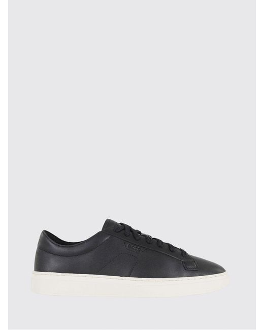 Boss White Leather Sneakers for men