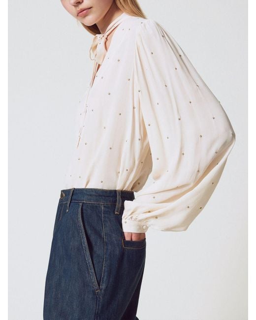 Twinset Blue Shirt