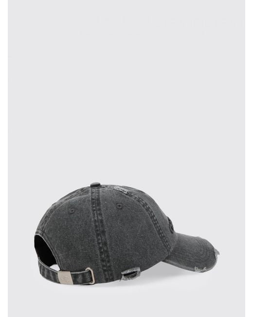 CAMPERLAB Gray Logo Worn Denim Hat