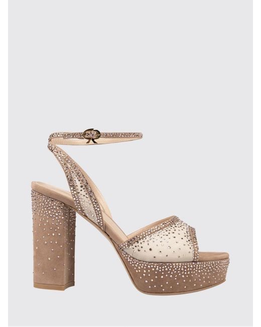 Sandali Con Tacco Donna di Gianvito Rossi in Natural