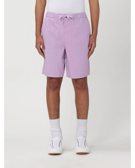 Pantaloncino in misto cotone di Sun 68 in Purple da Uomo