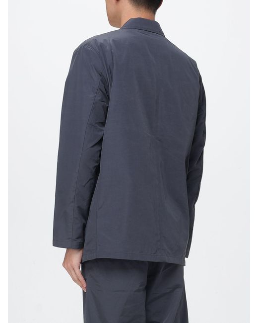 Goldwin Blue Single-Breasted Nylon Blazer for men