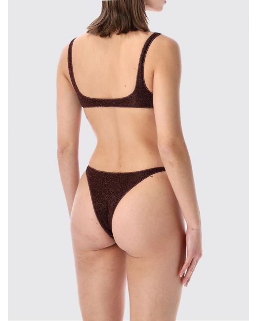 Oseree Natural Lurex Jersey Bikini