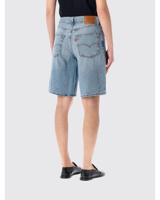 Levi's Blue Cotton Shorts