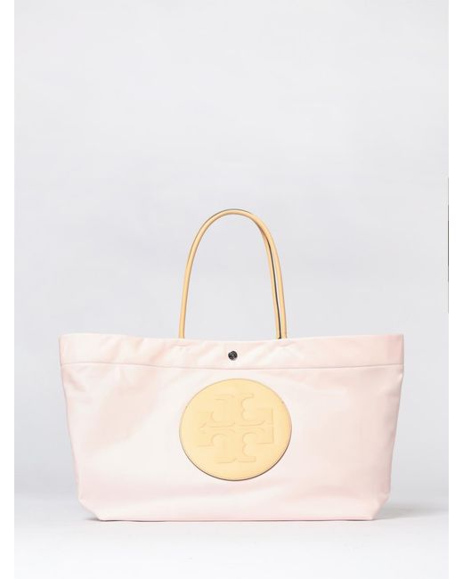 Tory Burch Natural Ella Twist Recycled Nylon Bag