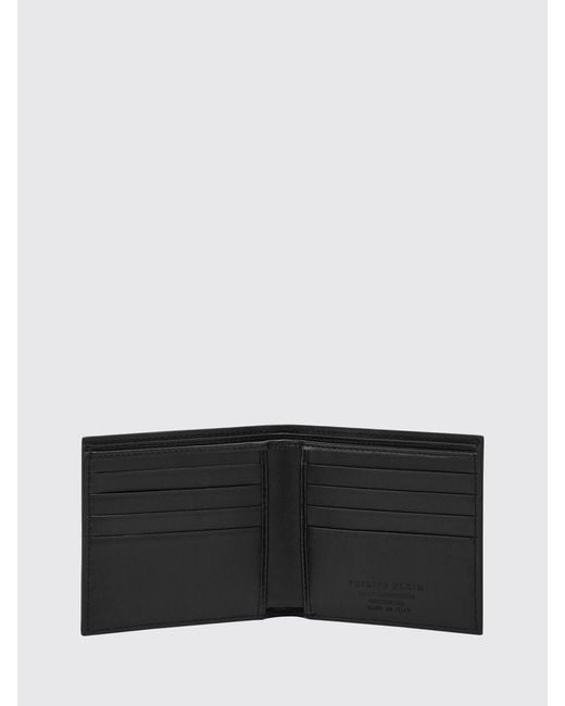 Philipp Plein White Bi-Fold Wallet With Logo Print for men