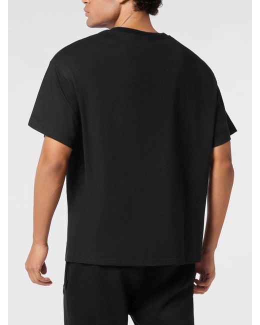 Philipp Plein Black T-Shirt for men