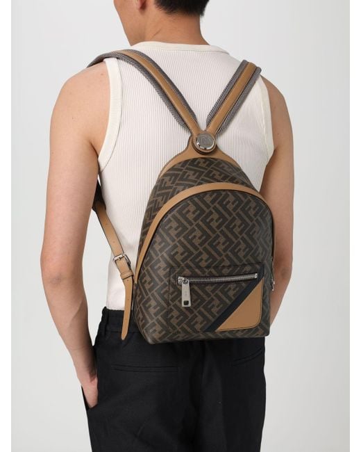 Fendi Multicolor Backpack for men