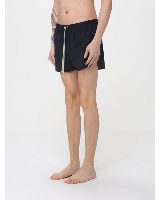 Rick Owens Blue Polyester Swimsuit for men