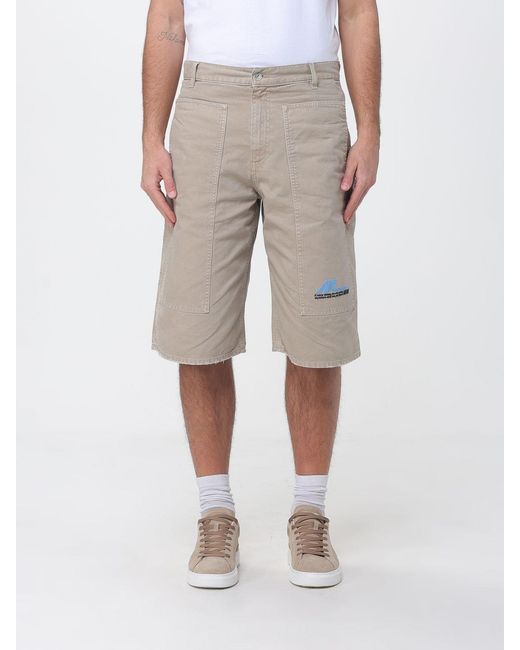 MSGM Natural Cotton Shorts for men