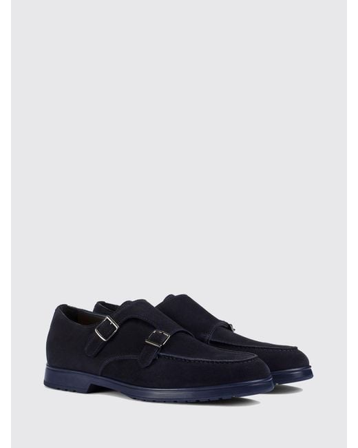 Monk Strap di Doucal's in Blue da Uomo