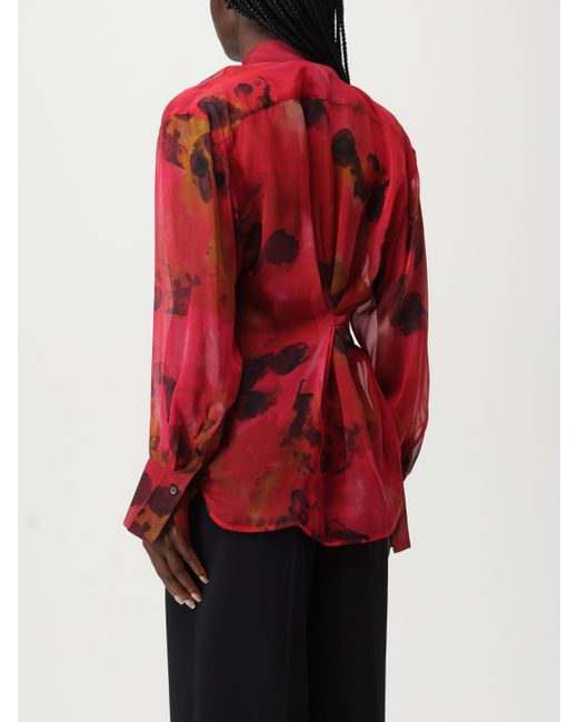 Camisa Mujer Victoria Beckham de color Red