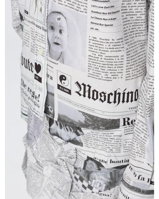 Moschino Couture Gray Shirt