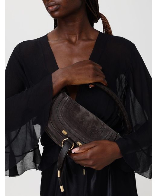 Chloé Gray ChloÉ Marcie Small Suede Bag