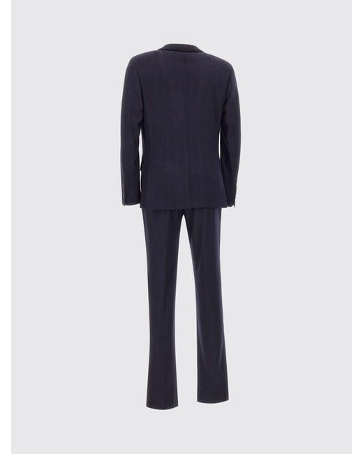 Abito Monopetto di Eleventy in Blue da Uomo