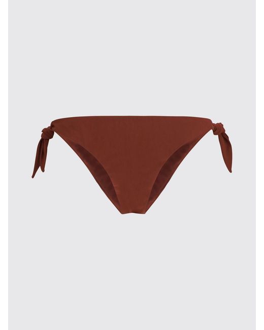 Brunello Cucinelli Orange Low-Rise Bikini Briefs With Side Tie-Fastenings