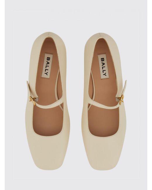 Bally Natural Janelle Mary Jane Pumps Leather