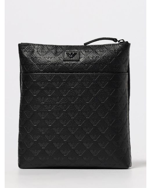 Borsa A Tracolla di Emporio Armani in Black da Uomo