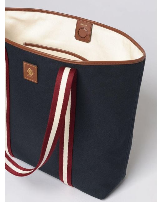 Bally Black Canvas Tote Bag