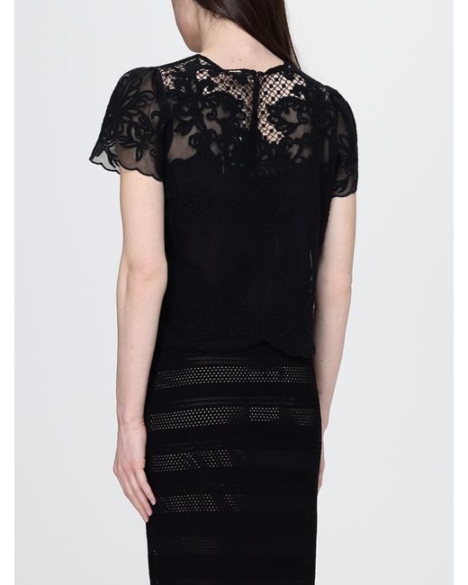 Twinset Black Lace Top