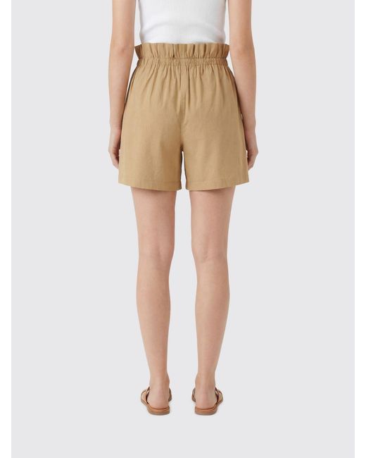 Jil Sander Natural Cotton Shorts
