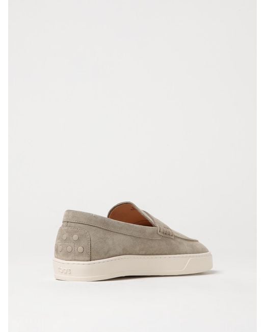 Tod's Natural Suede Loafers for men