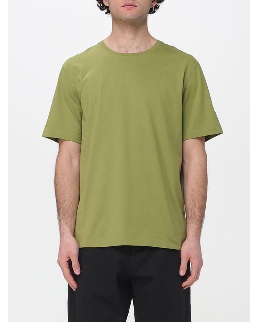 Laneus Green Basic Cotton T-Shirt for men