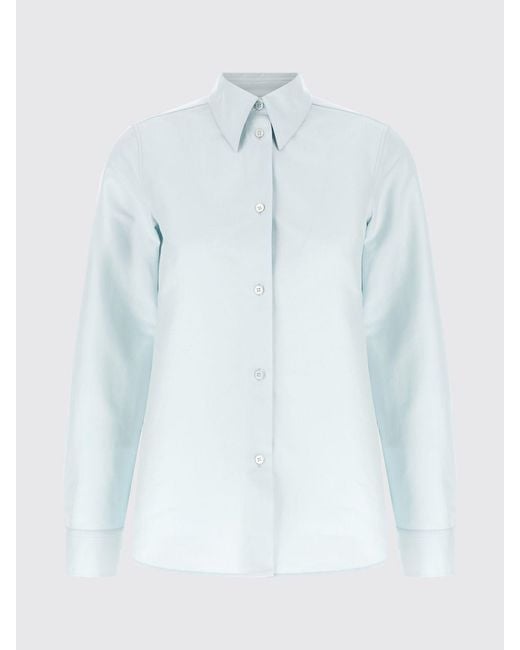 Camisa De Algodón Jil Sander de color Blue