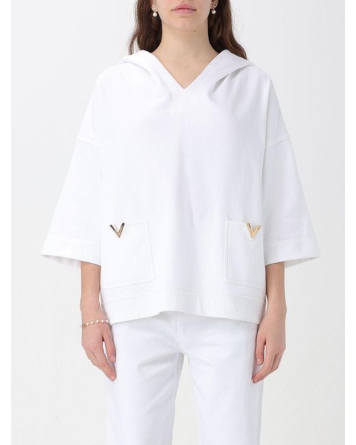 Valentino White Sweatshirt