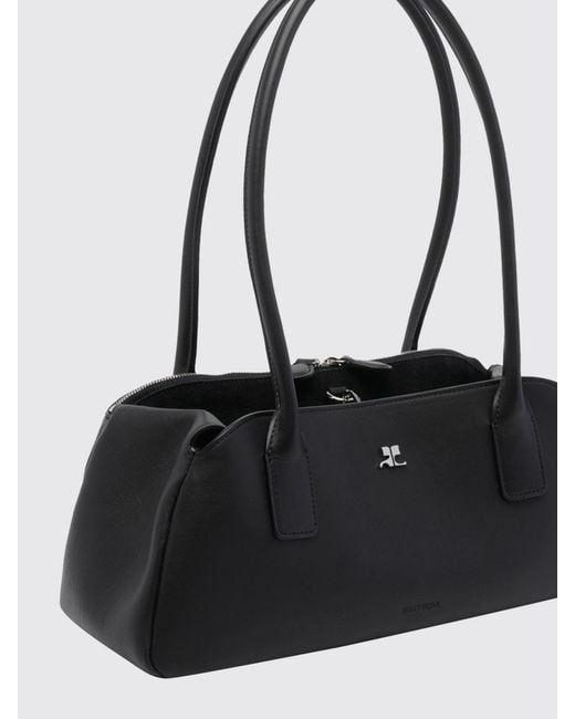 Courreges Black Courr&Egrave	Ges Strip Leather Bag