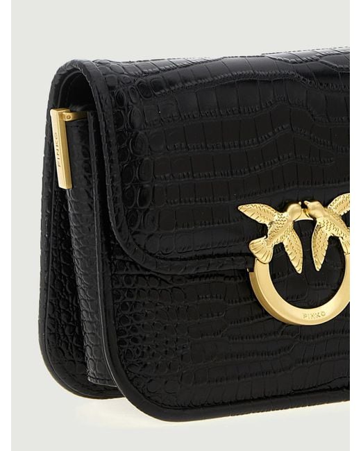 Sac Porté Épaule Femme Pinko en coloris Black