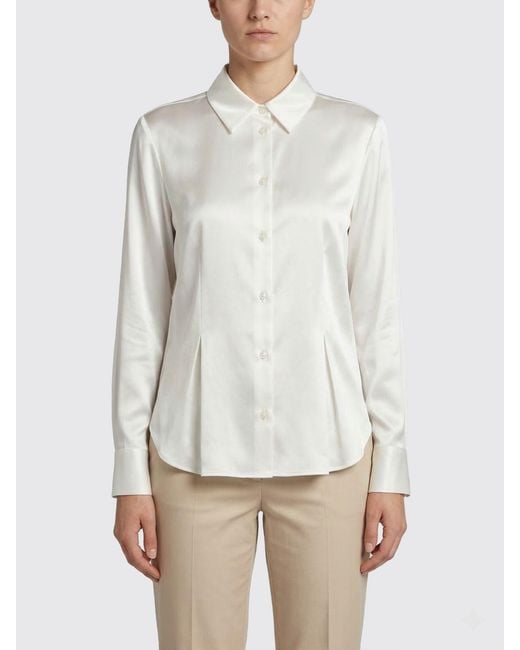 Max Mara White Silk Shirt