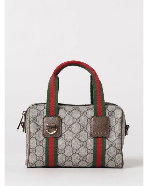 Gucci Black Ophidia Gg Supreme Handbag