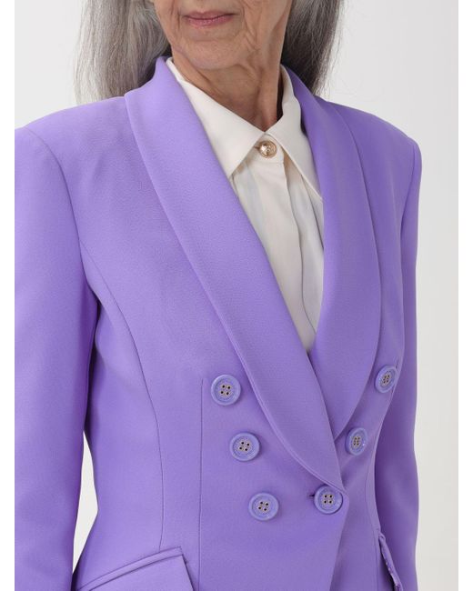 Americana Elisabetta Franchi de color Purple