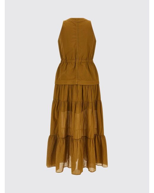 Pinko Natural Cotton Long Dress