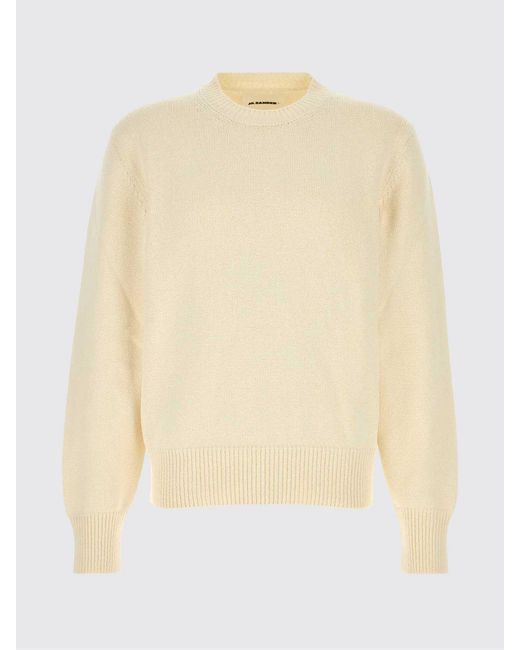 Jil Sander White Cotton Knit for men