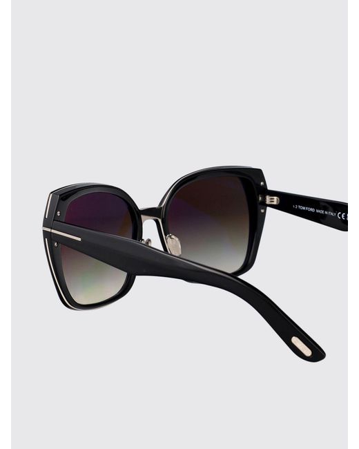 Tom Ford Gray Ft1223 Plum Acetate Sunglasses