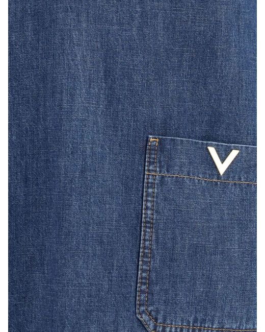 Valentino Garavani Blue Shirt
