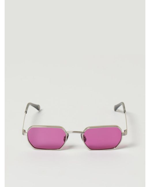 Moscot Pink Metal Sunglasses for men